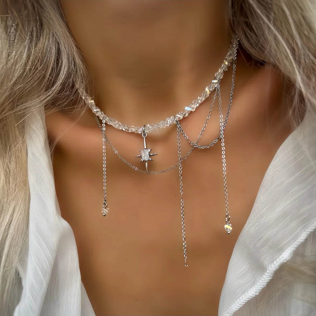 Lock Pendant Necklace — Gold & Silver