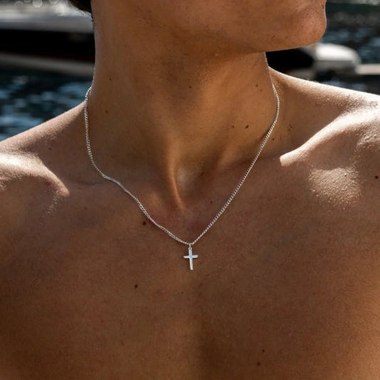 Minimalist Cross Pendant Necklace