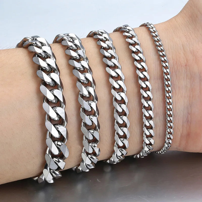 Cuban Stainless Steel Bracelet