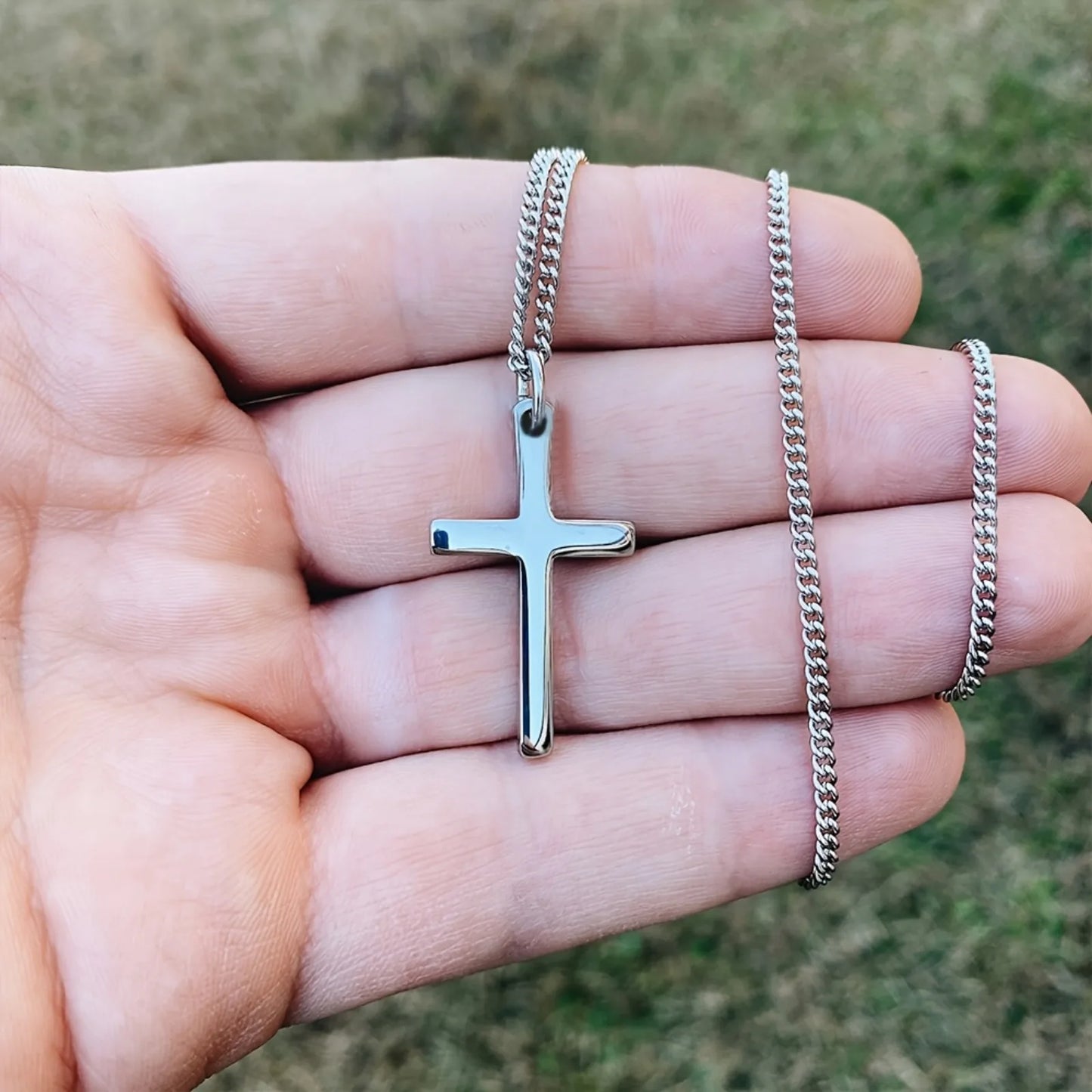 Minimalist Cross Pendant Necklace