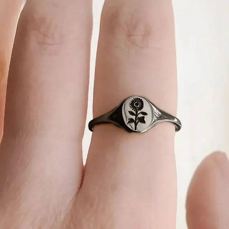 Sunflower Seal Ring
