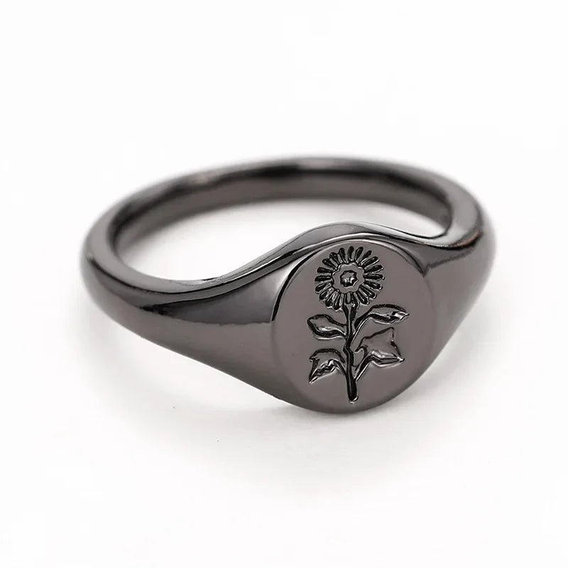 Sunflower Seal Ring