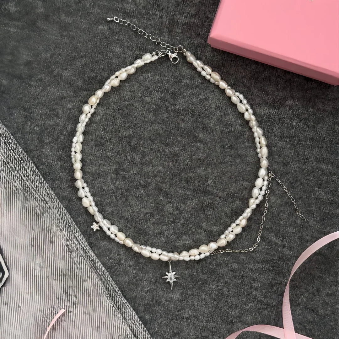 Lock Pendant Necklace — Gold & Silver