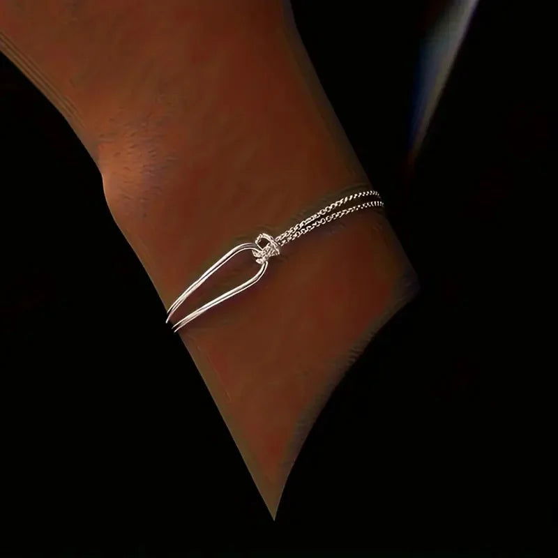 S925 Silver Geometric Bracelet